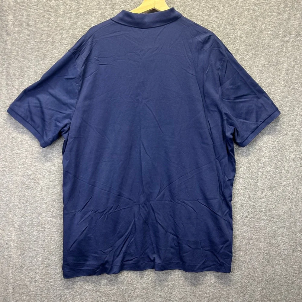 Polo Ralph Lauren Mens XXL Navy Blue Classic Fit Cotton Interlock Polo Shirt